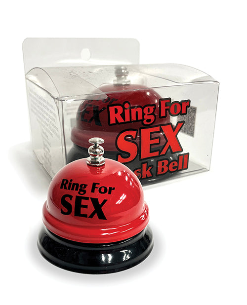 Ring the Bell for Sex Desk Bell - Red/Black Little Genie Productions LLC