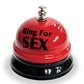 Ring the Bell for Sex Desk Bell - Red/Black Little Genie Productions LLC