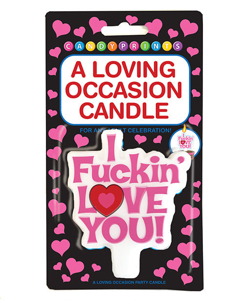 A Loving Occasion Candle - I Fuckin Love You Little Genie Productions LLC