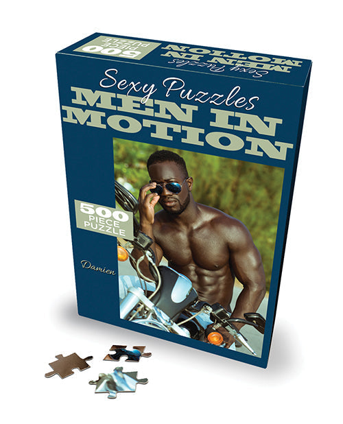 Sexy 500 pc Puzzles Men in Motion - Damien Little Genie Productions LLC