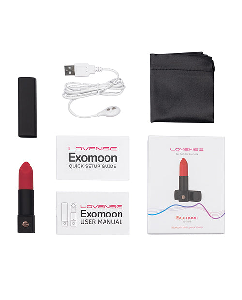 Lovense Exomoon Lipstick Vibe - Red Hytto Pte. Ltd.