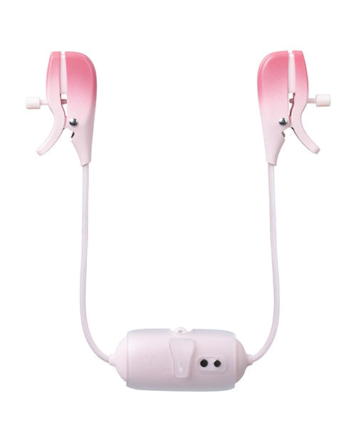 Lovense Gemini Vibrating Nipple Clamps - Pink Hytto Pte. Ltd.