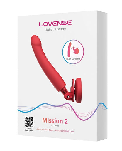 Lovense Mission 2 Touch-Sensitive Tech - Red Hytto Pte. Ltd.