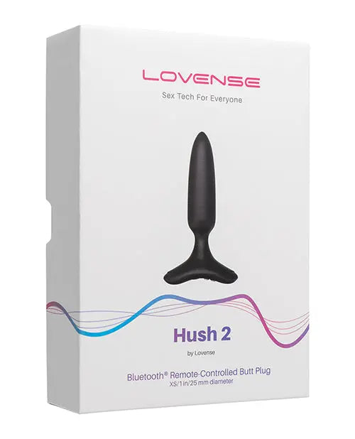 Lovense Hush 2 1" Butt Plug - Black Hytto Pte. Ltd.