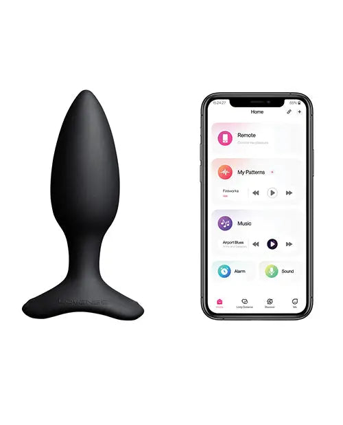 Lovense Hush 2 1.5" Butt Plug - Black Hytto Pte. Ltd.