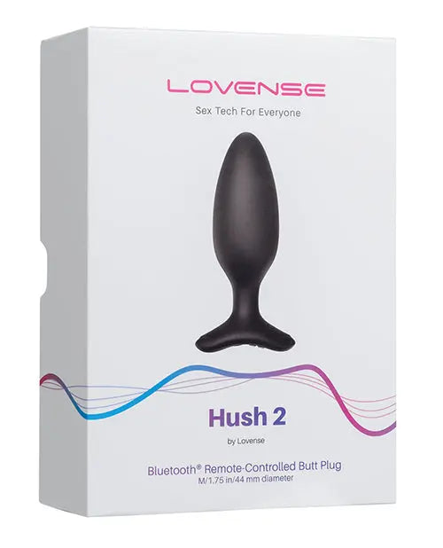 Lovense Hush 2 1.75" Butt Plug - Black Hytto Pte. Ltd.