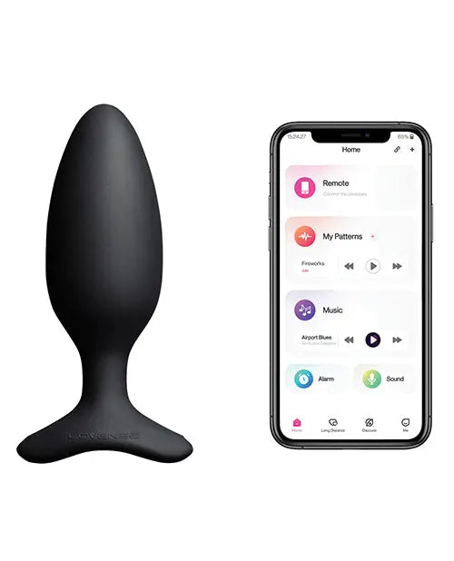Lovense Hush 2 1.75" Butt Plug - Black Hytto Pte. Ltd.