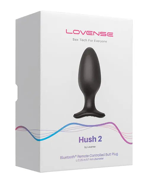 Lovense Hush 2 2.25" Butt Plug - Black Hytto Pte. Ltd.