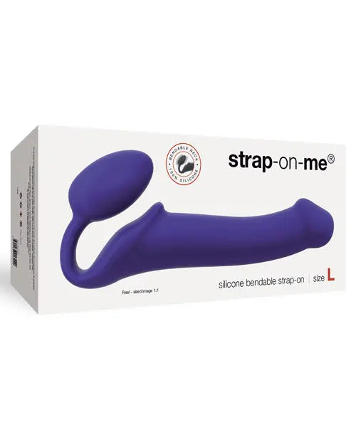 Strap On Me Silicone Bendable Strapless Strap On Large - Purple Lovely Planet