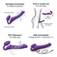 Strap on Me Vibrating Bendable Strapless Strap on Large - Purple Lovely Planet