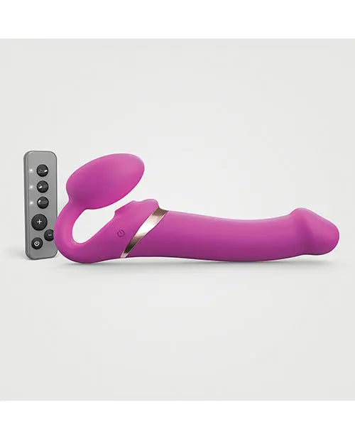 Strap on Me Multi Orgasm Bendable Strapless Strap on Extra Large - Fuchsia Lovely Planet