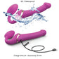 Strap on Me Multi Orgasm Bendable Strapless Strap on Extra Large - Fuchsia Lovely Planet