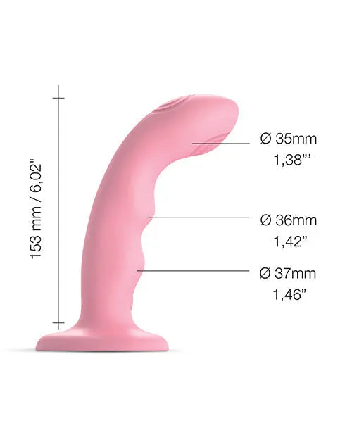 Strap on Me Tapping Dildo - Rose Coral Lovely Planet