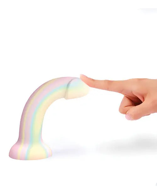 Love to Love Anal Dildo | Curved Suction Cup Dildo | Dildolls Fantasia Glow in the Dark Lovely Planet