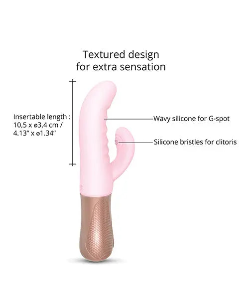 Love to Love G Spot Vibrator | Sassy Bunny Thrusting Vibrator | Pink Rabbit Vibrator | Best Vibrator for Women Lovely Planet