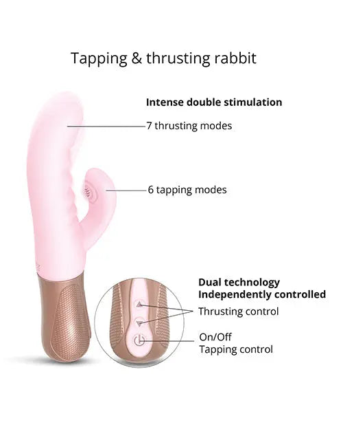 Love to Love G Spot Vibrator | Sassy Bunny Thrusting Vibrator | Pink Rabbit Vibrator | Best Vibrator for Women Lovely Planet