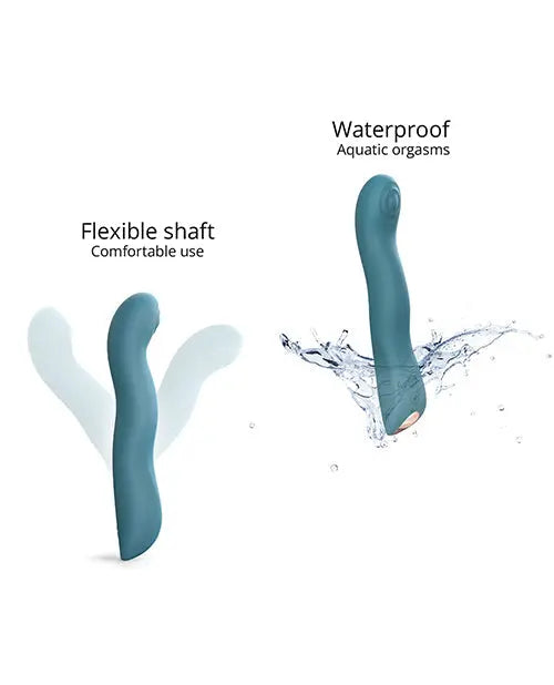 Love to Love Swap Tapping Vibrator - Teal Me Lovely Planet