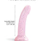 Love to Love Anal Dildo | Curved Suction Cup Dildo | Dildolls Starlight Pink Dildo Lovely Planet