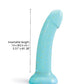 Love to Love Suction Cup Dildo | Curved Anal Dildo | Dildolls Nightfall Blue Realistic Dildo Lovely Planet
