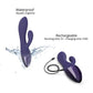Love to Love G Spot Vibrator | Funky Bunny Clit Vibrator | Small Rabbit Vibrator | Midnight Indigo Lovely Planet