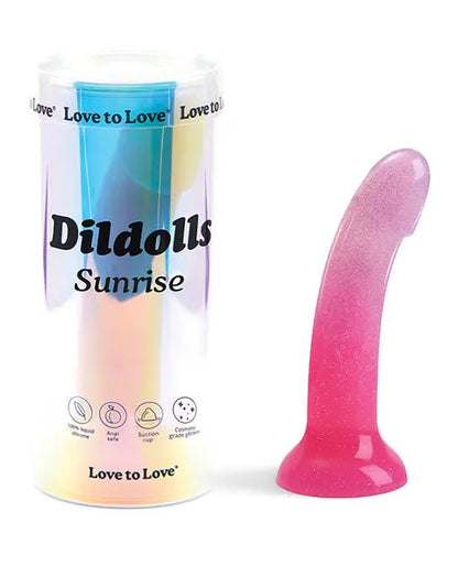 Love to Love Suction Cup Dildo | Dildolls Sunrise Anal Dildo | Fuchsia Realistic Dildo Lovely Planet