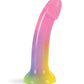 Love to Love Suction Cup Dildo | Glitter Silicone Rainbow Anal Dildo | Dildolls Stargazer Gradient Lovely Planet