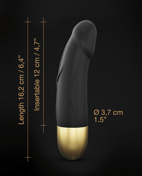 Dorcel Real Vibration S 6" Rechargeable Vibrator 2.0 - Gold Lovely Planet