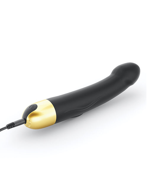 Dorcel Real Vibration M 8.6" Rechargeable Vibrator 2.0 - Black/Gold Lovely Planet