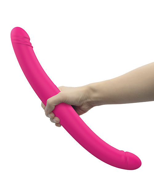 Dorcel Orgasmic Double Dildo Do | 16.5" Big Dildo | Thrusting Giant Dildo | Pink Dildo Lovely Planet