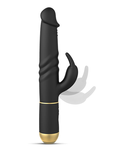 Dorcel Thrusting Vibrator | Spinning Furious G Spot Vibrator | Rabbit Vibrator 2.0 | Black Clit Vibrator | Best Vibrator for Women Lovely Planet