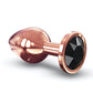 Dorcel Aluminium Bejeweled Diamond Plug - Rose Gold Medium Lovely Planet