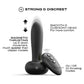 Dorcel Deep Thrusting Vibrator | Black Remote Control Vibrator | Vaginal Anal Vibrator | Best Vibrator for Women Lovely Planet