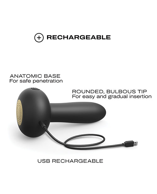 Dorcel Deep Thrusting Vibrator | Black Remote Control Vibrator | Vaginal Anal Vibrator | Best Vibrator for Women Lovely Planet