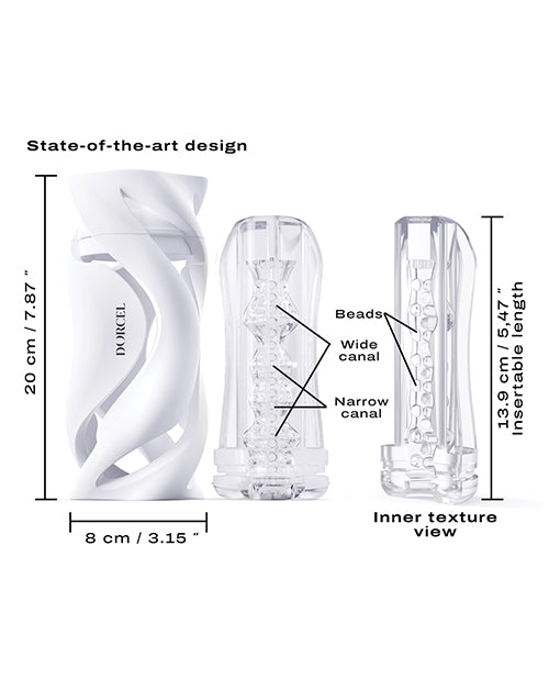 Dorcel Deep Blow Masturbator - White Lovely Planet