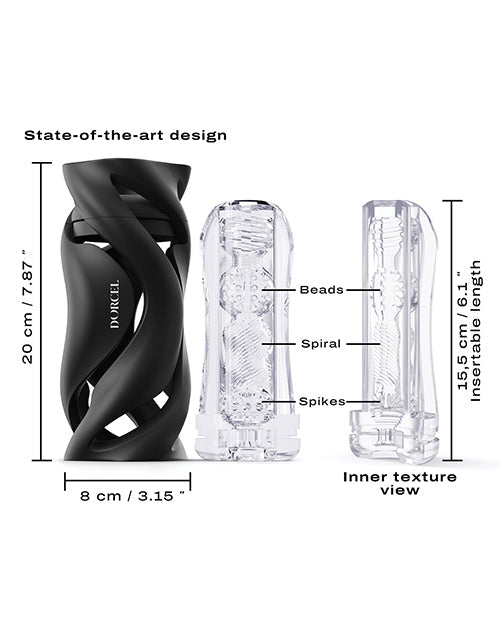 Dorcel Deep Blow Masturbator - Black Lovely Planet