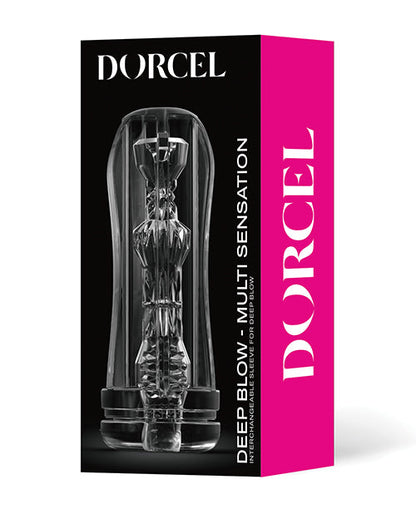 Dorcel Deep Blow Multi Sensation Sleeve - Clear Lovely Planet