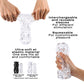 Dorcel Deep Blow Multi Sensation Sleeve - Clear Lovely Planet
