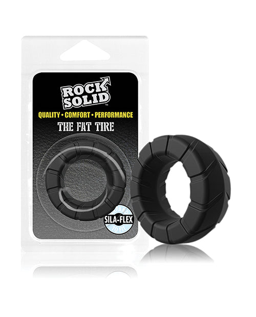 Rock Solid Fat Tire Ring - Black Doc Johnson