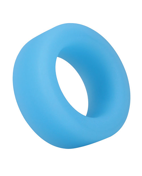 Rock Solid Glow in the Dark Big O Ring - Blue Doc Johnson