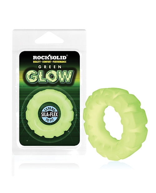 Rock Solid Glow in the Dark The Tire Ring - Green Doc Johnson