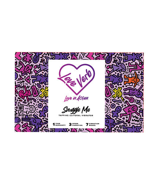 Love Verb Snuggle Me Copper-Infused Clitoral Vibrator - Lilac Love Verb