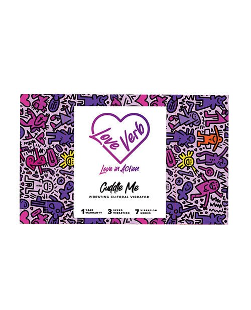 Love Verb Cuddle Me Copper-Infused Thumping Clitoral Vibrator - Lilac Love Verb