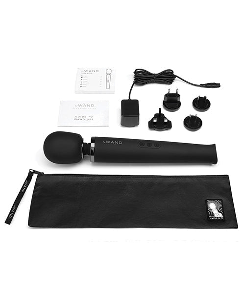 Le Wand Rechargeable Massager - Black Cotr INC