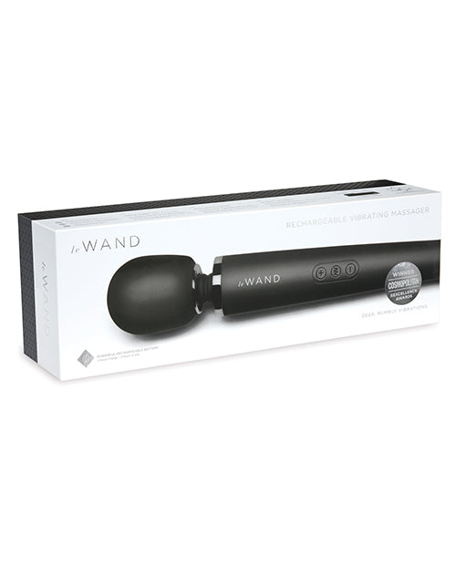 Le Wand Rechargeable Massager - Black Cotr INC