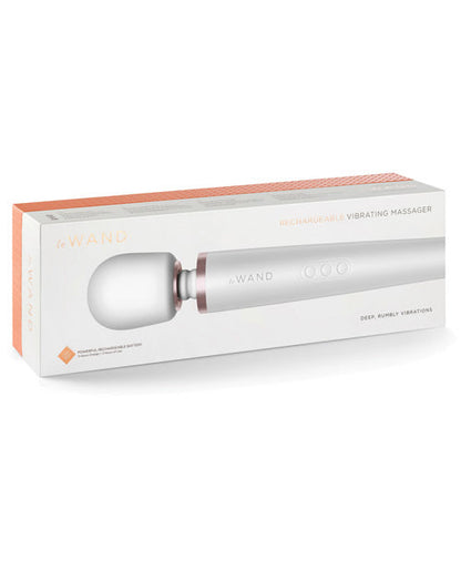 Le Wand Rechargeable Massager - Pearl White Cotr INC