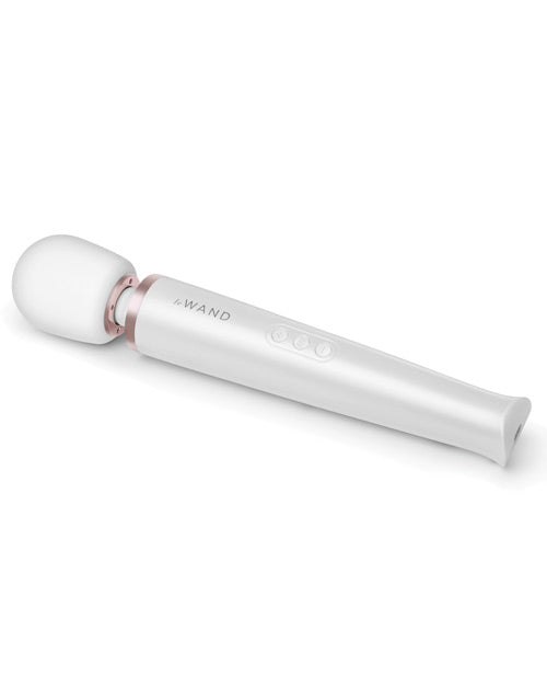 Le Wand Rechargeable Massager - Pearl White Cotr INC