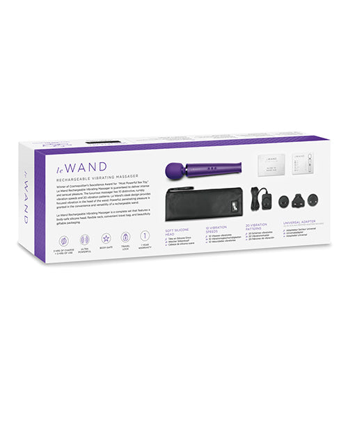 Le Wand Rechargeable Massager - Purple Cotr INC