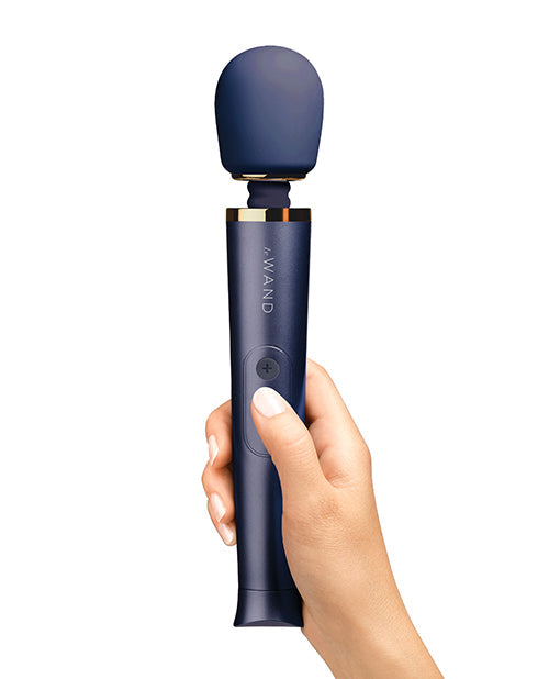 Le Wand Petite Rechargeable Vibrating Massager - Navy Cotr INC