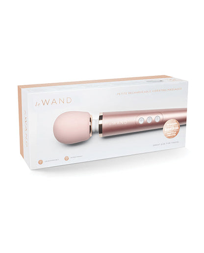 Le Wand Petite Rechargeable Vibrating Massager - Rose Gold Cotr INC