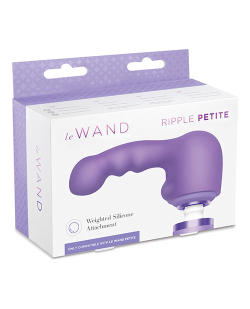 Le Wand Ripple Petite Weighted Silicone Attachment Cotr INC